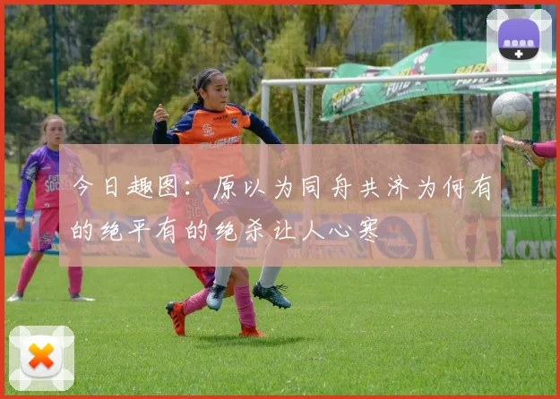 今日趣图：原以为同舟共济为何有的绝平有的绝杀让人心寒